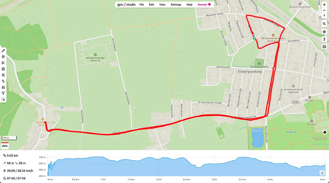Visualized GPS drive test with Folium map