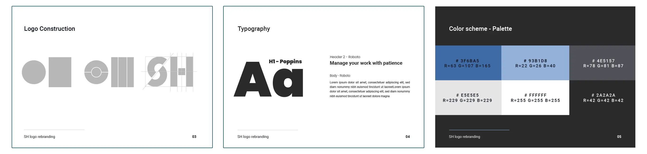 Personal branding guidelines