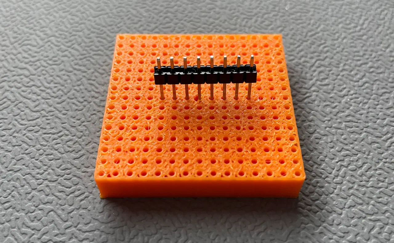 3d printed breadboard replica